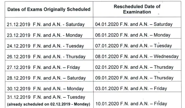 Anna University Exam Postponed. Check New Dates Here